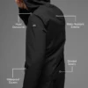 Alpha Shell-jacka – svart