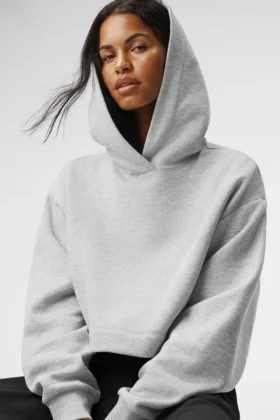 Bae Huvtröja – Athletic Heather Grey