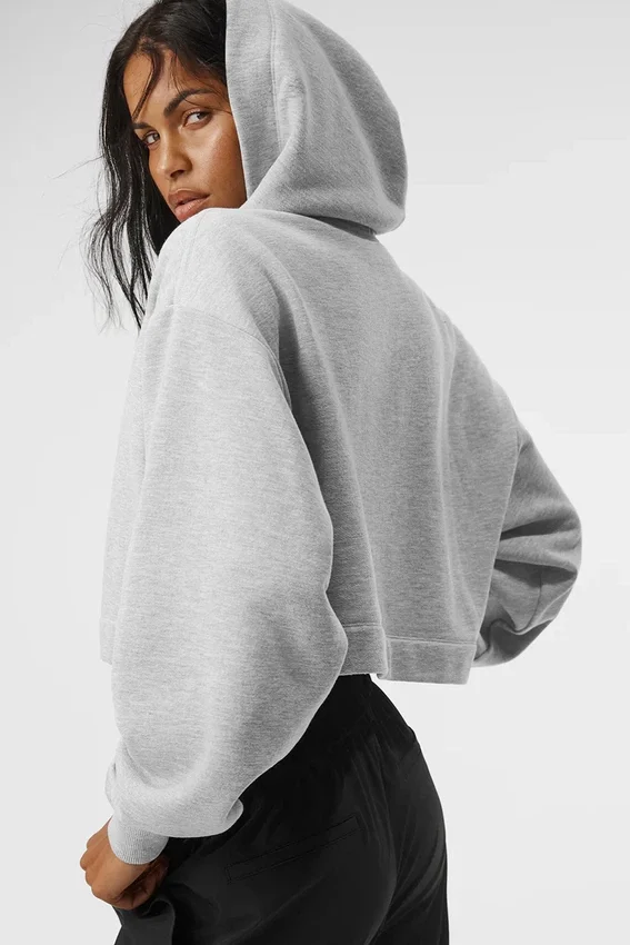 Bae Huvtröja – Athletic Heather Grey