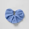 Bead It Oversized Scrunchie – Kristallklart blå