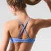 Bead It Oversized Scrunchie – Kristallklart blå