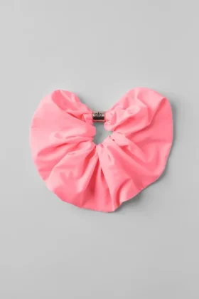 Bead It Oversized Scrunchie – Neon Bubblegum
