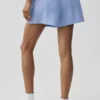 Boxershorts med smala ränder – ljus provenceblå/vit
