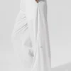 Breezy byxor med vida ben (långa) – White