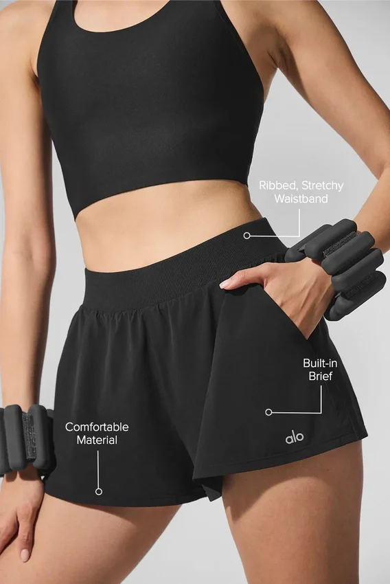 Breezy Shorts – Svart