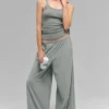 Breezy Wide Leg Byxor (Regular) – Lunar Grey