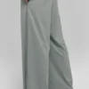Breezy Wide Leg Byxor (Regular) – Lunar Grey