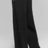 Breezy Wide Leg Byxor (Regular) – Svart