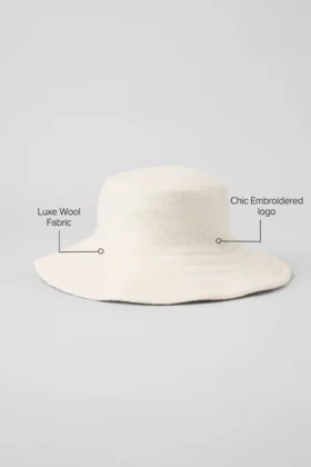 Buckethat i merinoull – Elfenben
