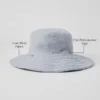 Buckethat i merinoull – Hazy Heather Grey