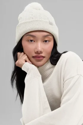 Cable Knit Winter Bliss Mössor – Ivory