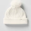 Cable Knit Winter Bliss Mössor – Ivory
