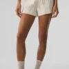 Cable Knit Winter Bliss Shorts – Ivory