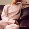 Cashmere Embrace-tröja – Frosted Pink