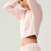 Cashmere Embrace-tröja – Frosted Pink