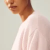 Cashmere Embrace-tröja – Frosted Pink