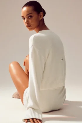 Cashmere Embrace-tröja – Ivory