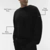Chill Crew Neck Tröja – Svart