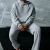 Chill-huvtröja – Athletic Heather Grey