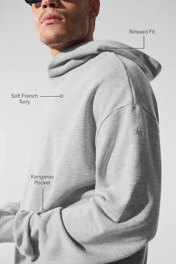 Chill-huvtröja – Athletic Heather Grey