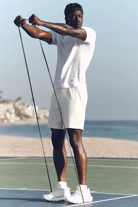 Chill Shorts – Vit melerad