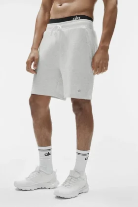 Chill Shorts – Vit melerad