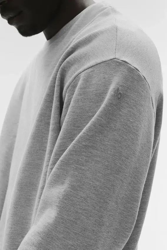 Chill tröja med rund hals – Athletic Heather Grey