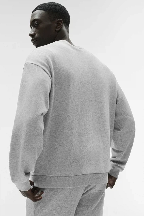 Chill tröja med rund hals – Athletic Heather Grey