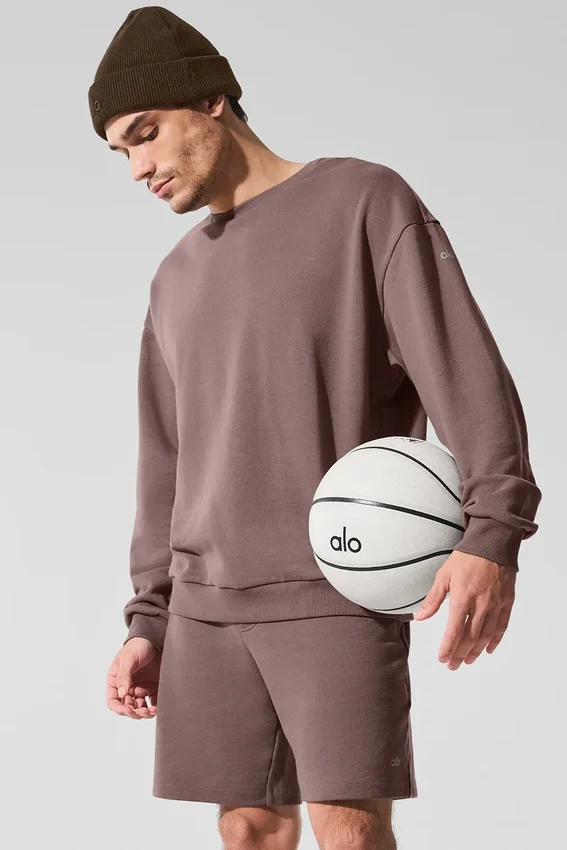 Chill tröja med rund hals – svamp