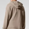 Chill Vintage Wash-huvtröja – Gravel Wash