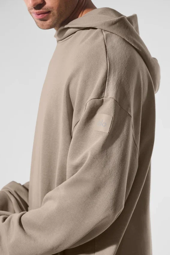 Chill Vintage Wash-huvtröja – Gravel Wash