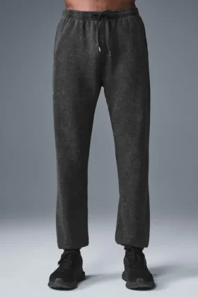 Chill Vintage Wash Mjukisbyxor – Black Wash