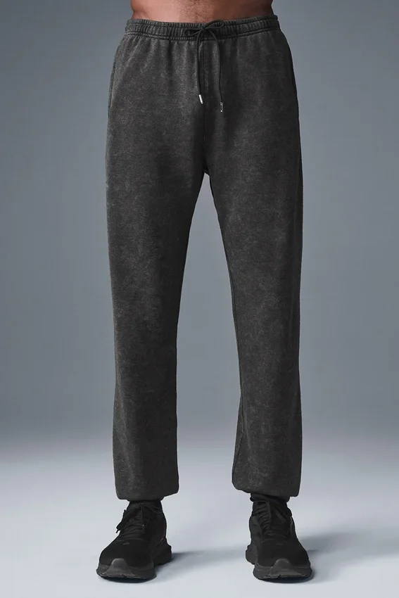 Chill Vintage Wash Mjukisbyxor – Black Wash