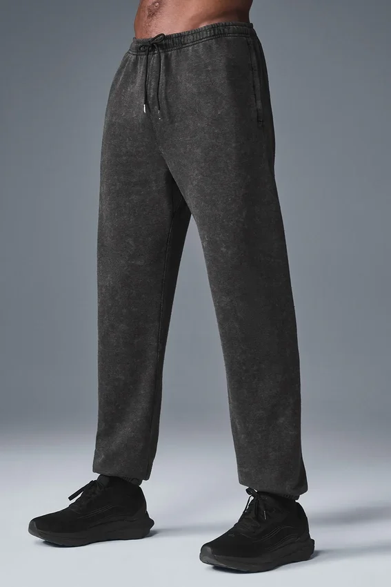 Chill Vintage Wash Mjukisbyxor – Black Wash