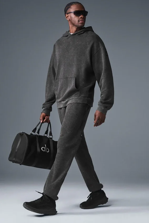 Chill Vintage Wash Mjukisbyxor – Black Wash
