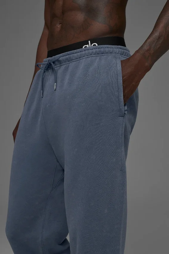 Chill Vintage Wash-mjukisbyxor – Bluestone Wash