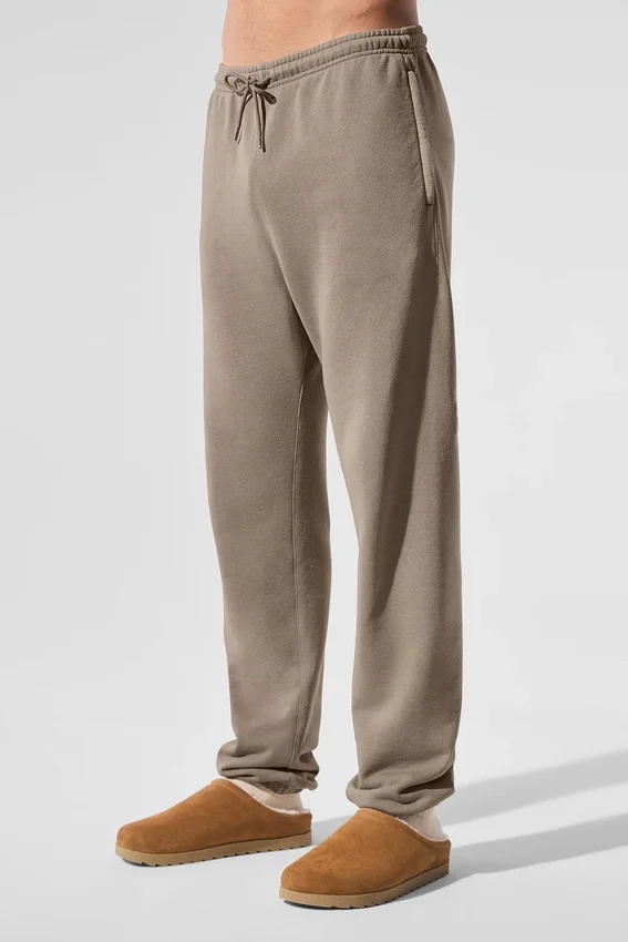 Chill Vintage Wash-mjukisbyxor – Gravel Wash