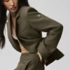 Cinch Blazer – Olive Tree