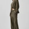 Cinch Blazer – Olive Tree