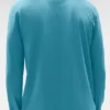Conquer 1/4 Zip Reform långärmad tröja – Blue Breeze