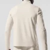 Conquer 1/4 Zip Reform långärmad tröja – Bone