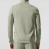 Conquer 1/4 Zip Reform långärmad tröja – Limestone