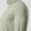 Conquer 1/4 Zip Reform långärmad tröja – Limestone