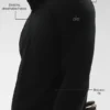 Conquer 1/4 Zip Reform långärmad tröja – svart