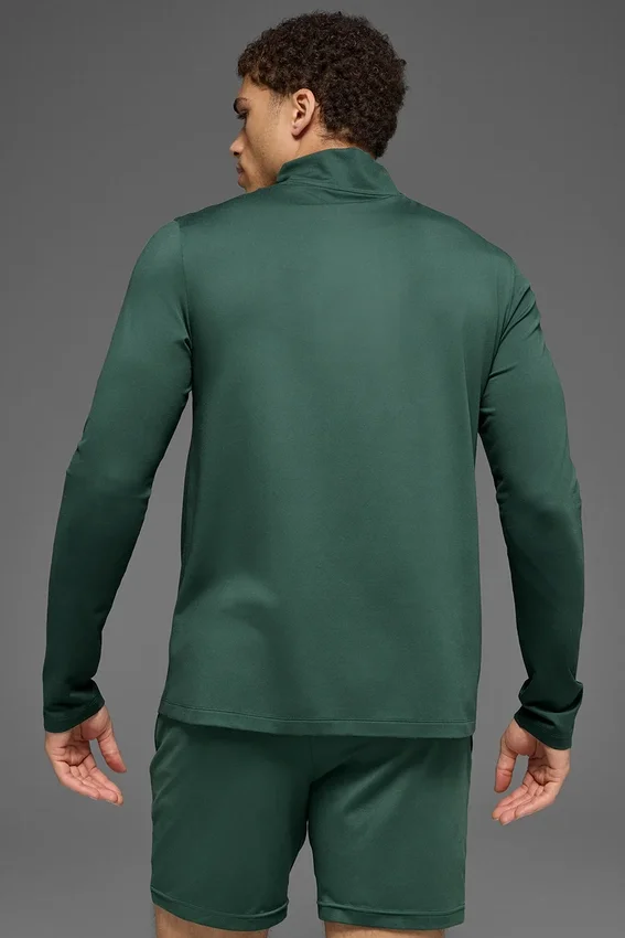 Conquer 1/4 Zip Reform långärmat – klövergrön