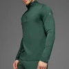 Conquer 1/4 Zip Reform långärmat – klövergrön