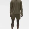 Conquer 1/4 Zip Reform långärmat – Olive Tree