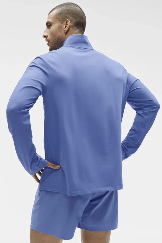 Conquer 1/4 Zip Reform långärmat – Provence Blue