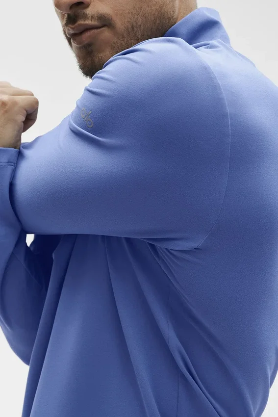 Conquer 1/4 Zip Reform långärmat – Provence Blue
