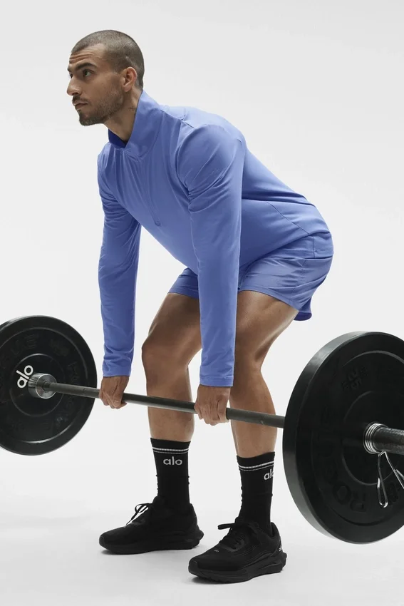 Conquer 1/4 Zip Reform långärmat – Provence Blue